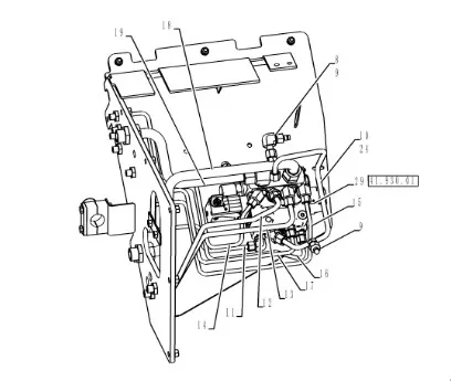 87585898 - Клапан приоритета гидравлики TJT9./St ,без подготовки для навигации.