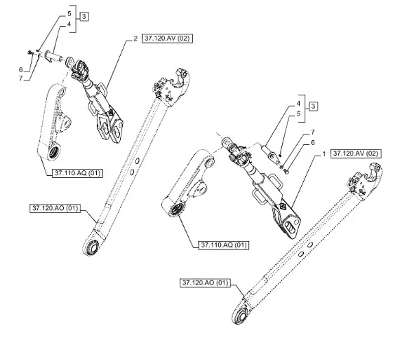 87377622 - подъёмная тяга