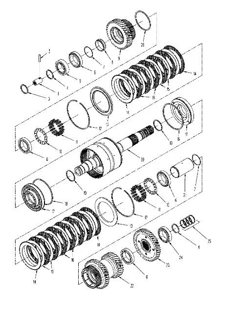 87431396 - Шестерня вала 2го КПП TJ/St.STX